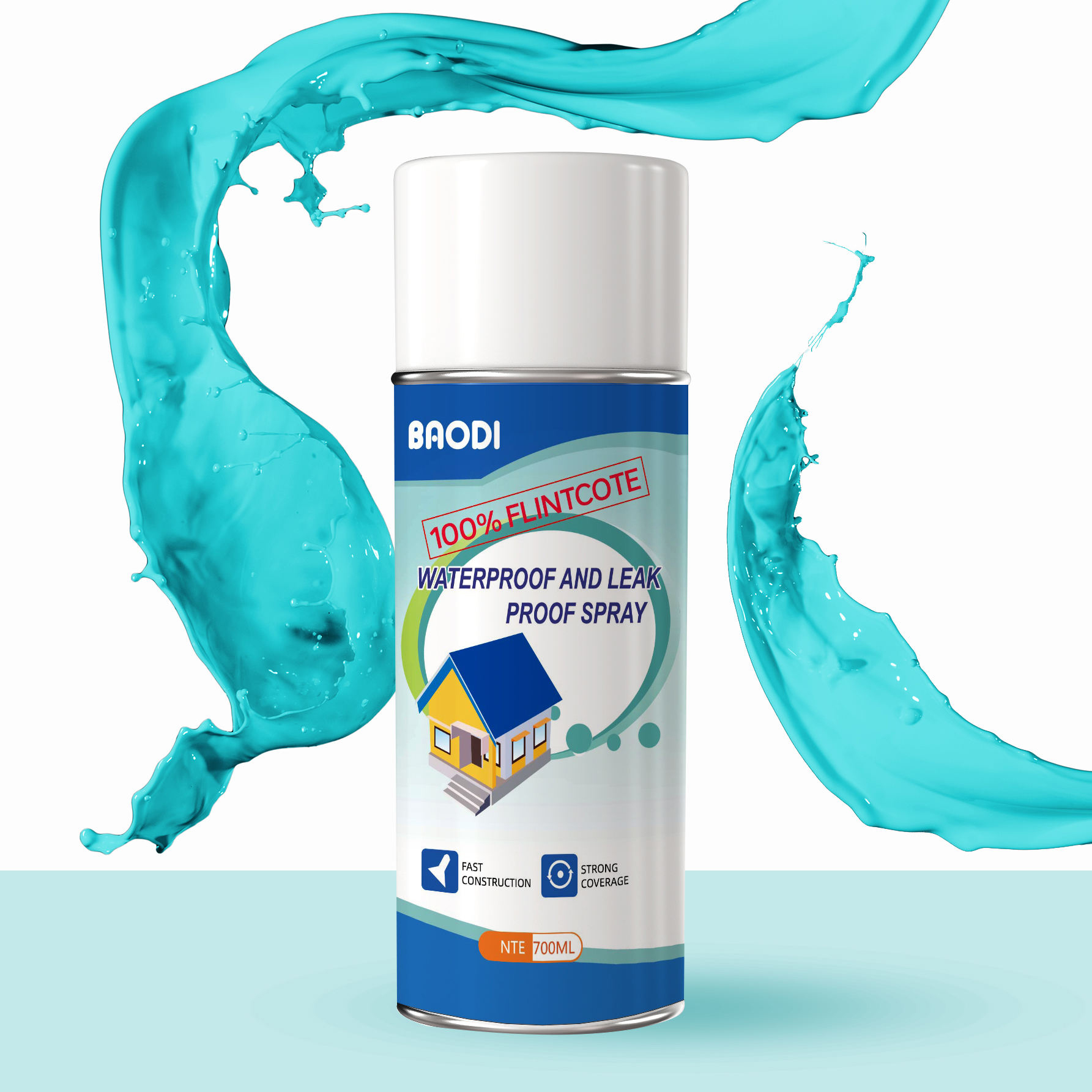 Waterproof and leakproof spray